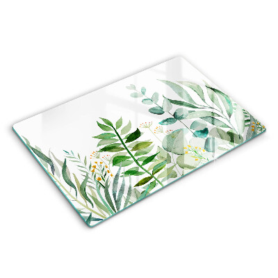Cutting board Plant leaves illustration