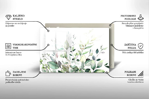 Worktop saver Watercolor plants