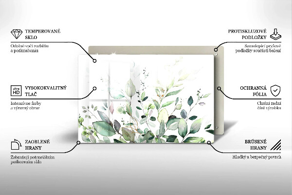 Worktop saver Watercolor plants