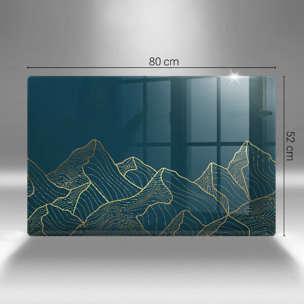 Worktop saver Abstract mountains