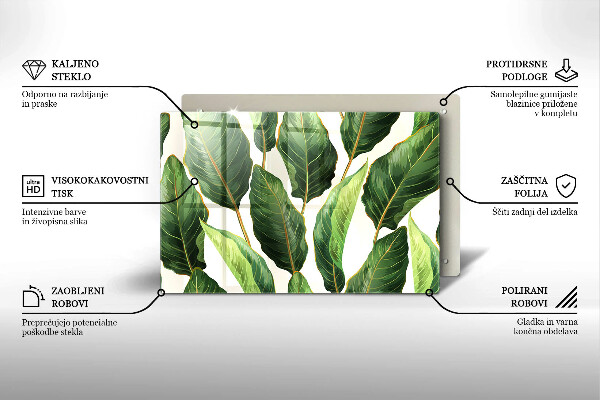 Worktop saver Banana leaves