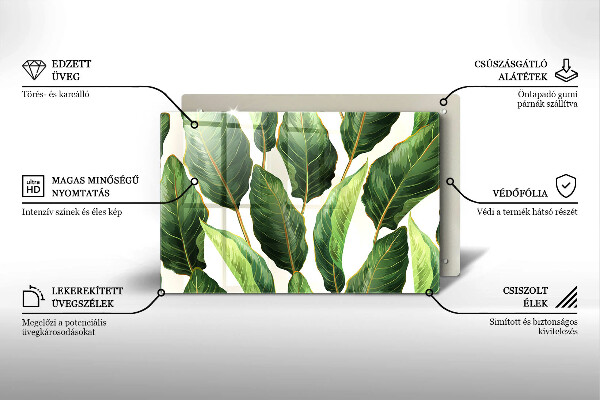 Worktop saver Banana leaves