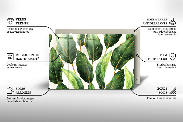 Worktop saver Banana leaves