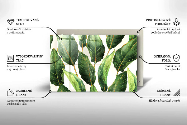 Worktop saver Banana leaves