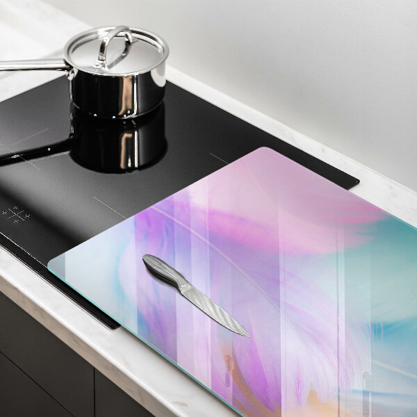 Worktop saver Pastel feathers