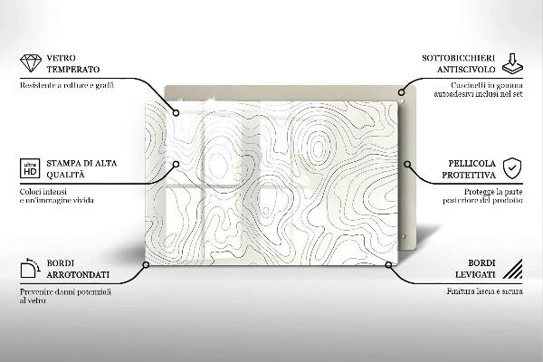 Worktop saver Line-art design
