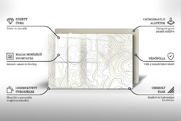 Worktop saver Line-art design