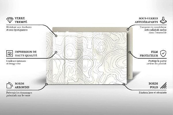 Worktop saver Line-art design