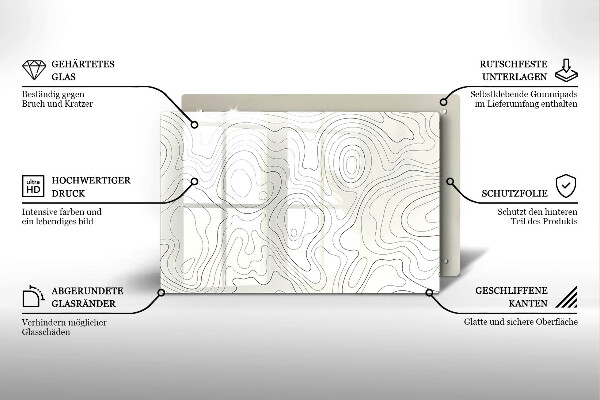 Worktop saver Line-art design