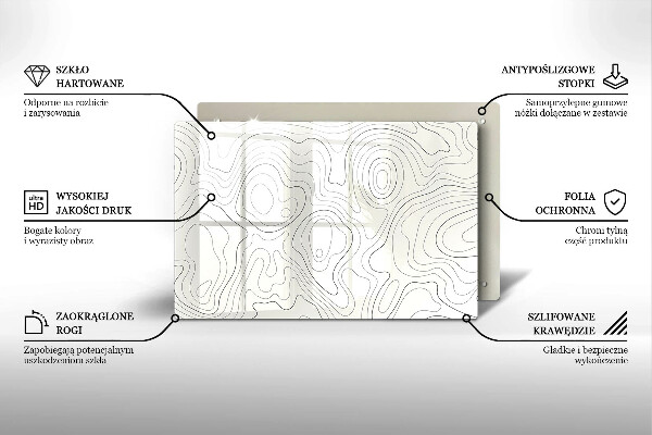 Worktop saver Line-art design
