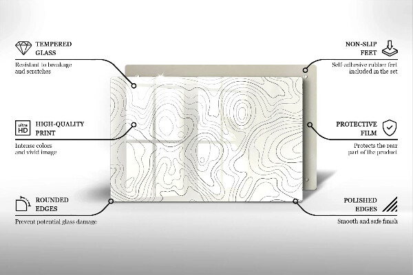 Worktop saver Line-art design