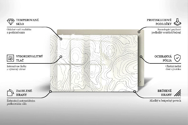 Worktop saver Line-art design