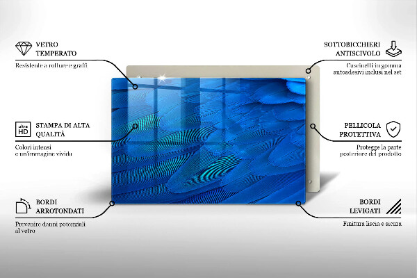 Worktop saver Bird feathers