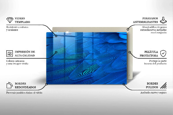 Worktop saver Bird feathers