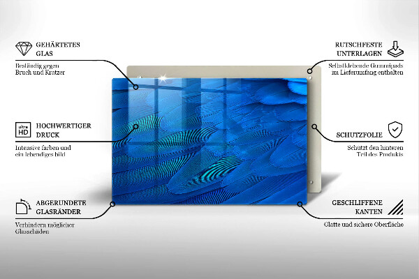 Worktop saver Bird feathers