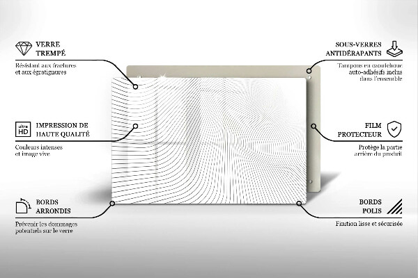 Worktop saver Modern Line pattern