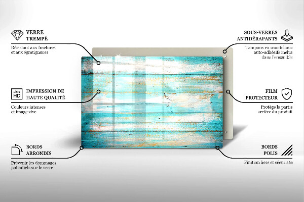 Worktop saver Vintage wood boards