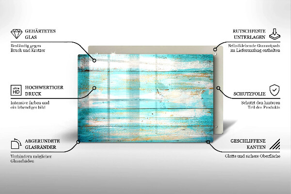 Worktop saver Vintage wood boards