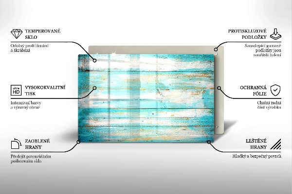 Worktop saver Vintage wood boards