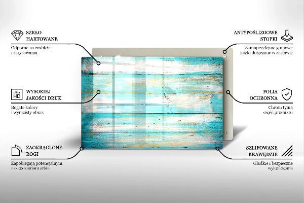 Worktop saver Vintage wood boards