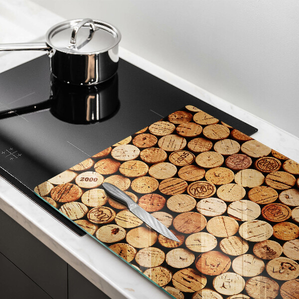 Worktop saver Wine corks pattern
