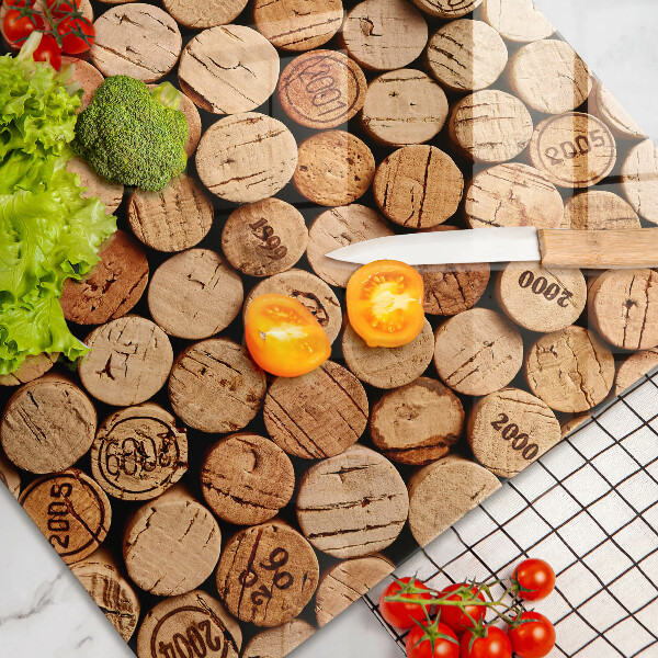 Worktop saver Wine corks pattern