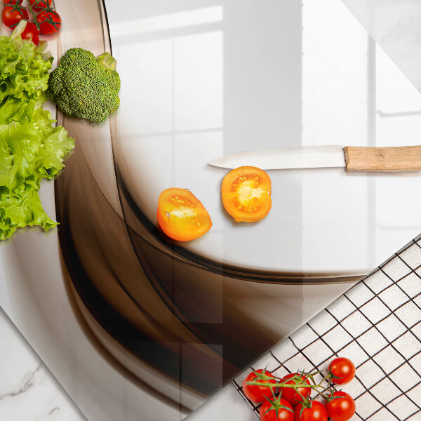 Worktop saver Abstraction brown lines