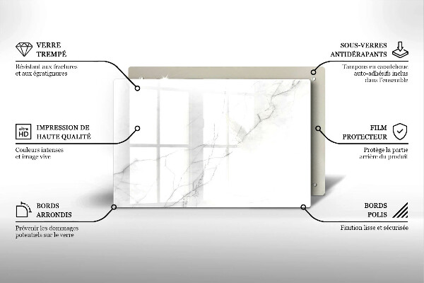 Worktop saver Marble stone background