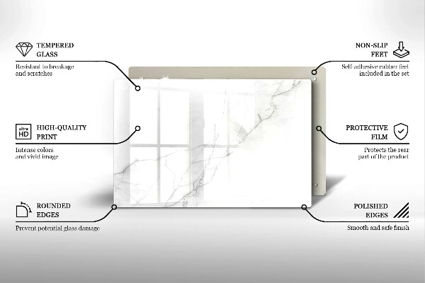 Worktop saver Marble stone background