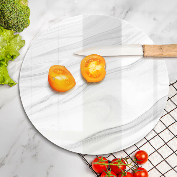 Chopping board glass Delicate marble