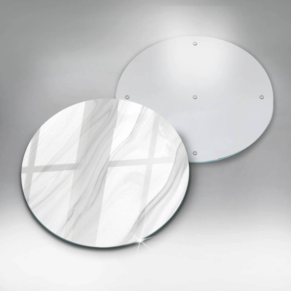 Chopping board glass Delicate marble