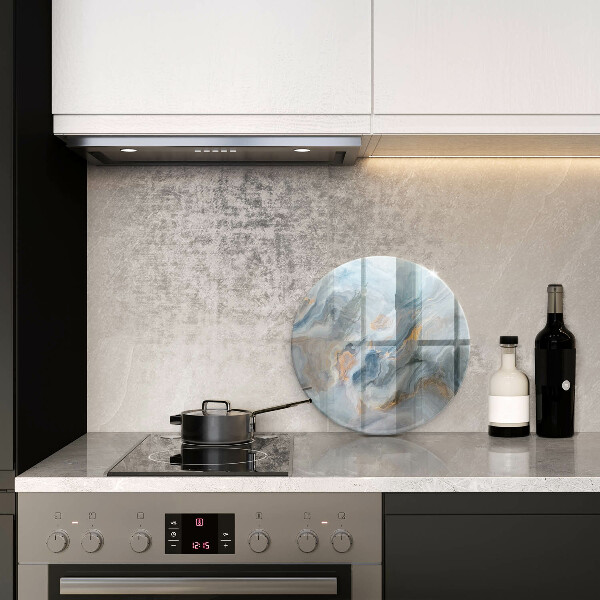 Chopping board glass Marble texture
