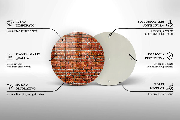 Chopping board glass Wall wall wall