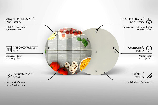 Chopping board glass Kitchen food