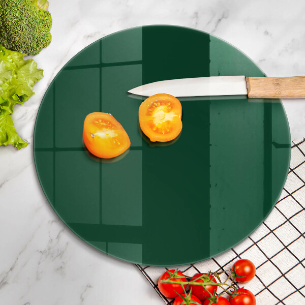 Chopping board glass Green color