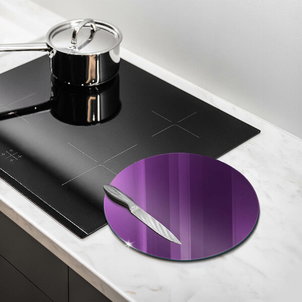 Chopping board glass Violet colour