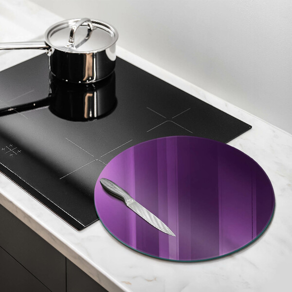 Chopping board glass Violet colour
