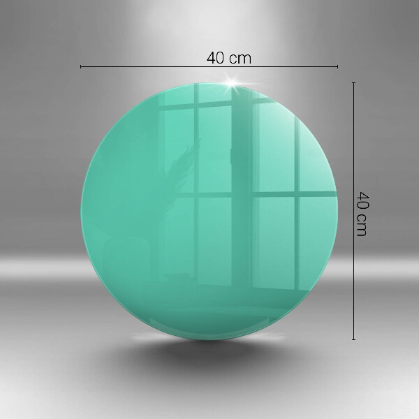 Chopping board glass Green color