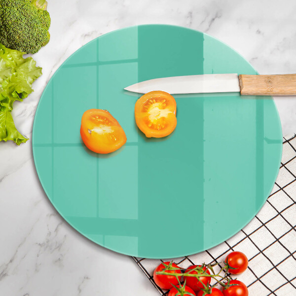Chopping board glass Green color