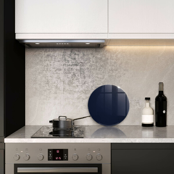 Chopping board glass Navy blue