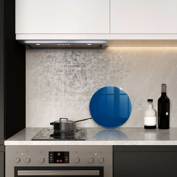 Chopping board glass Blue color