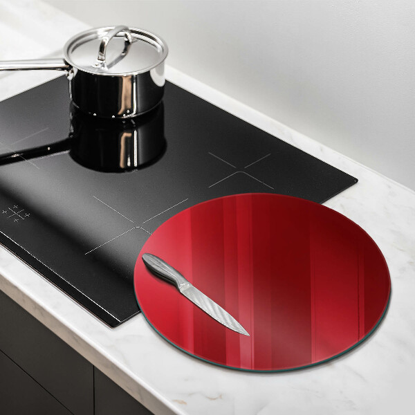Chopping board glass Red colour