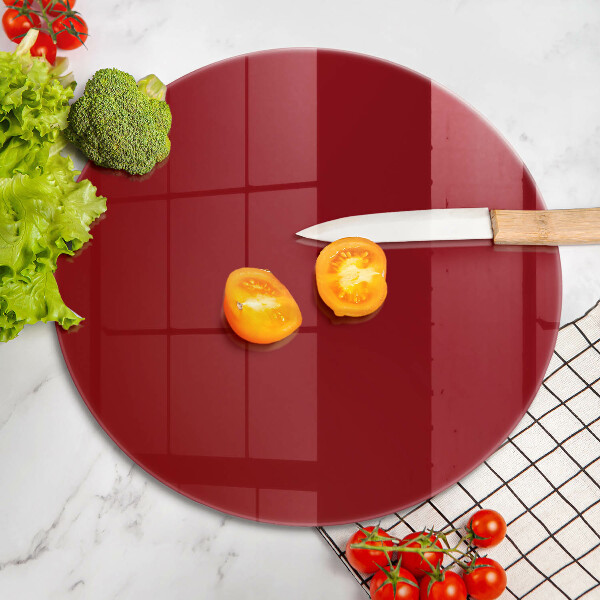Chopping board glass Red colour
