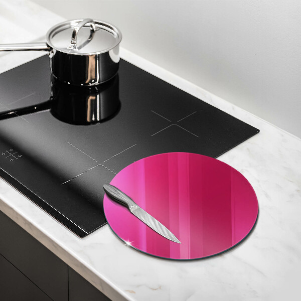 Chopping board glass Pink color