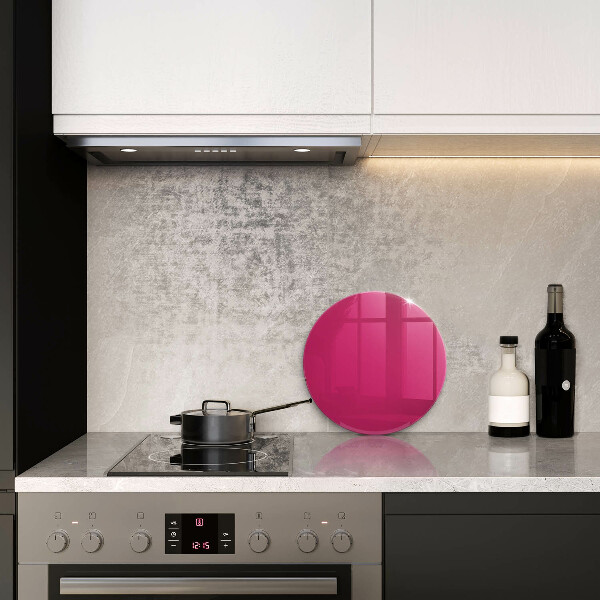 Chopping board glass Pink color