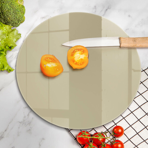 Chopping board glass Beige colour