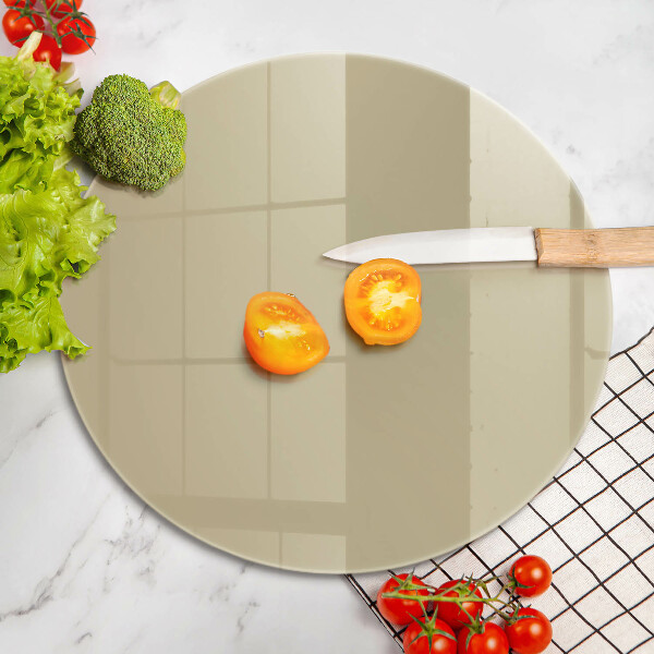 Chopping board glass Beige colour