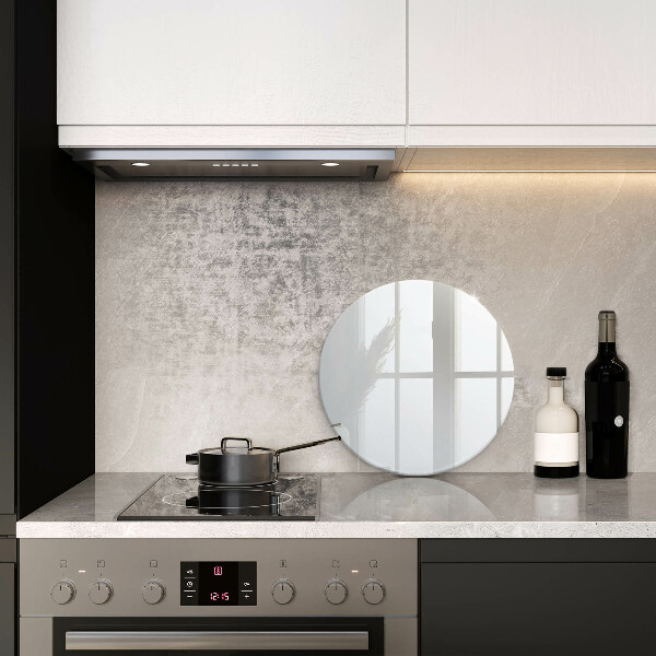 Chopping board glass White color