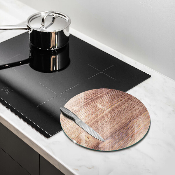 Chopping board glass Natural wood