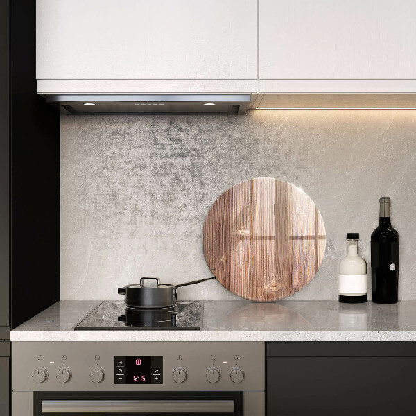 Chopping board glass Natural wood